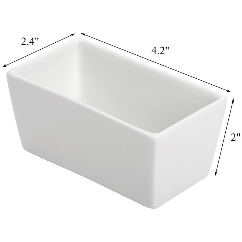 Elsjoy Set of 6 Ceramic Sugar Packet Holders, 5 Oz