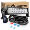 Nilight 13.5Inch 72W Curved Spot Flood Combo Led Light Bar