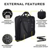 ZEGUR Premium Suit Garment Bag Carry On - Hangs 4