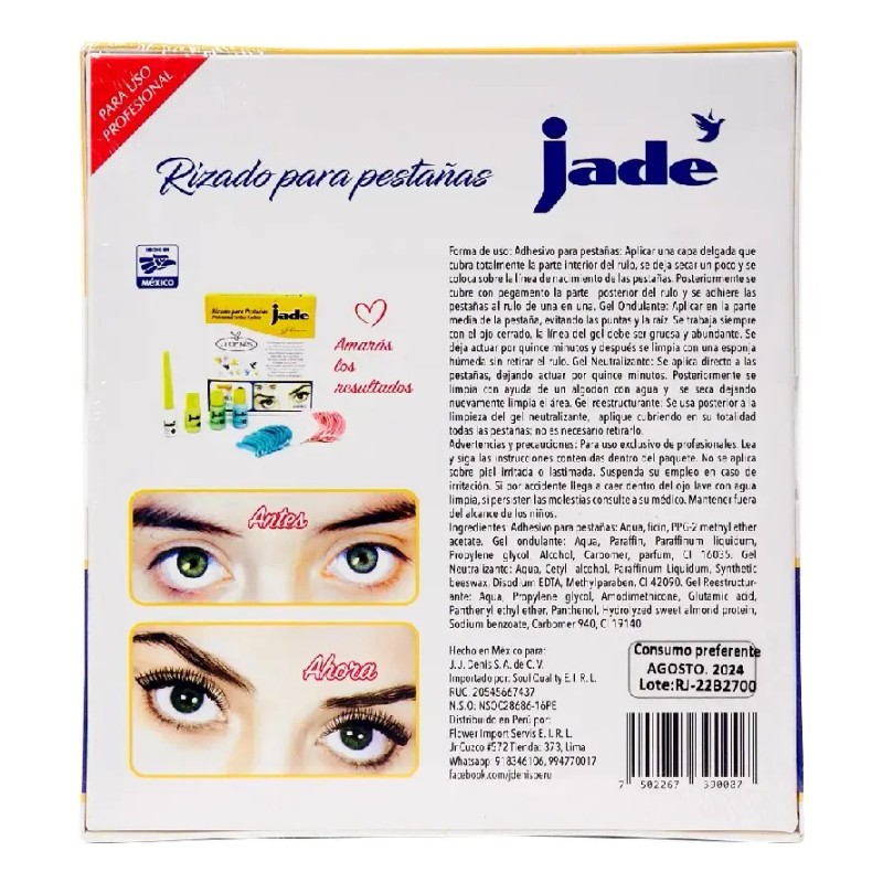 Rizado De Pestañas Jade J Denis - Hipoalergénico