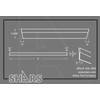 Shars 2PCS 1/8 x 11/16 x 5" HSS P Type