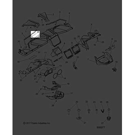 Polaris 5411435 BUMPER-RUBBER .62 STEALTH RZR Ranger 500 570 400
