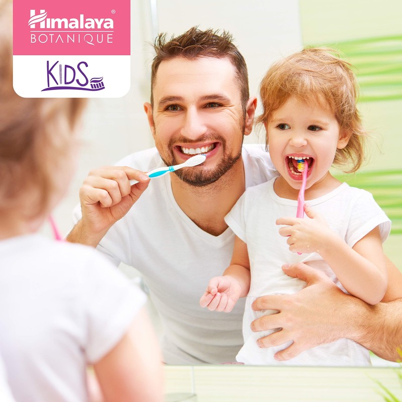 Himalaya Botanique Kids Toothpaste with Xylitol, Bubble Gum Flavor -