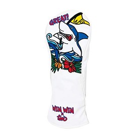 WINWIN STYLE WINWIN-WINN STYLE ALOHA SHARK HEADCOVER FOR DRIVER HC-408 [Aloha Shark/TAMO Collaboration Model]