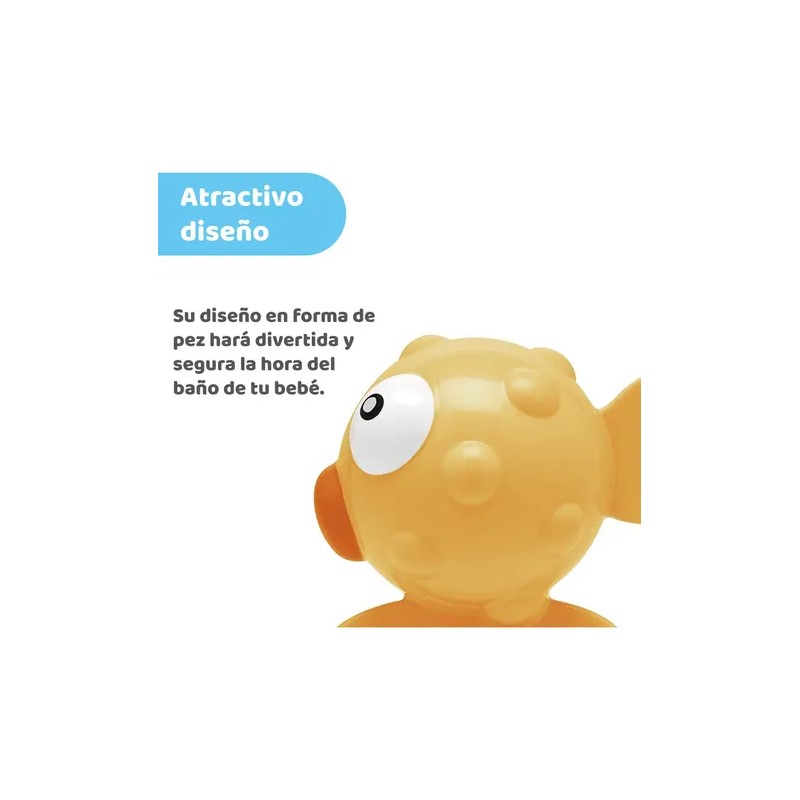 Chicco Termómetro De Pez, Color Naranja Naranja