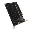Adapter Card 4 Port M.2 NVMe SSD to PCIE X16