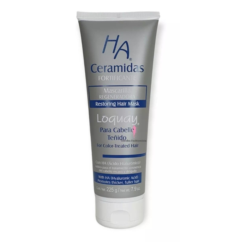 Loquay Mascarilla Regeneradora Para Cabello Teñido Ha Ceramidas
