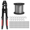Sanuke Wire Rope Crimp Kit with 100ft 1/16 304 Stainless