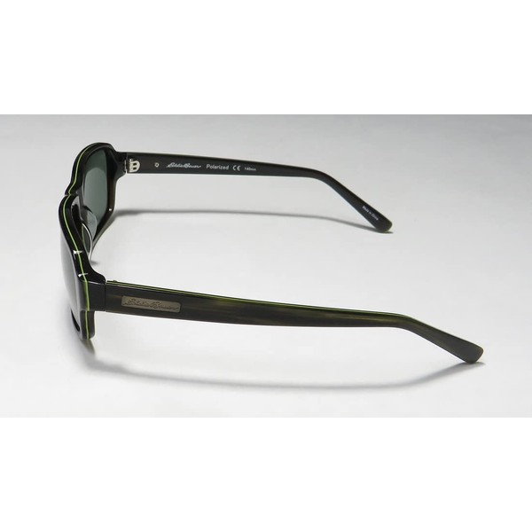 Eddie Bauer 32606p Mens Rectangular Full-Rim Polarized Lenses Sunglasses/Eyewear (57-17-140,