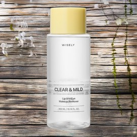 Wisely Minimize Skin Irritation Eye Makeup Remover Lip Eye Remover Clean and mild lip and eye large capacity remover 2 pieces 300ml / 와이즐리 피부 자극 최소화 아이 메이크업 제거제 립아이리무버 말끔하고 순한 립앤아이 대용량 리무버 2개 300ml