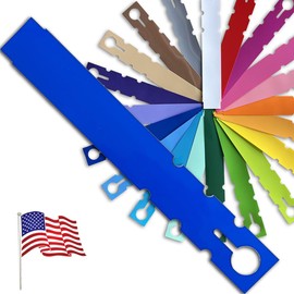 TAGKRAFTERS 7" x 1" Dark Blue - 500 Pcs - Plastic Plant Tags and Labels - Wrap Around Thermal Plastic - Nursery Garden Tree Labels | Made in The USA |