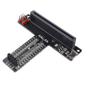 HALJIA GPIO Extension Board T-type for Micro:bit Breadboard T-Adapter Board Microcontroller DIY Coding STEM Learning Kit Compatible with BBC Micro:bit V2, V1 Controller Board (without Micro:Bit