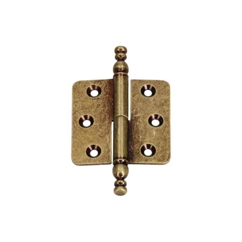 KOTARBAU Decorative Hinges, Furniture Band-Style Hinges, Universal, Rust-Resistant, Old Brass,
