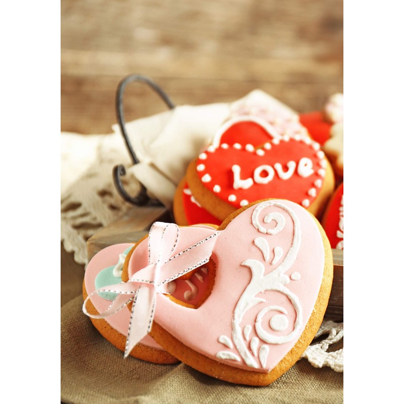 Fox Run 3680 Heart Shaped Cookie Cutters, Stainless Steel, 5-Piece