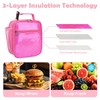 FlowFly Kids Lunch box Insulated Soft Bag Mini Cooler Back