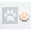 Paw Print Stencil - Dog Paw Stencil - Diffrent artwork