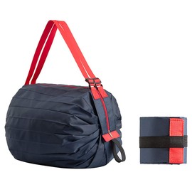 JUVEL Foldable Shopping Bags, Reusable Shopping Bag, Practical Shopping Bag, Polyester, Durable, Washable, Large Capacity, for Shopping, Home, Travel, Outdoor, Camping, navy blue