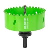 HLOFIZI 4-3/8 Inch Carbide Grit Hole Saw for 4 Inch