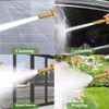 Garden Hose Nozzle Bundle with Shut-Off Valve Set High-Pressure Heavy