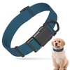 PawHuggies Blue Dog Collar for Large Dog, Breathable, Anti-Odor &