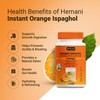 Hemani Instant Psyllium Husk Ispaghol 100g | Orange Flavored On-The-Go