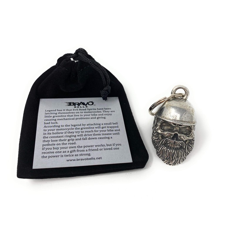 Casco Skull Biker Motocicleta Campana Accesorio o Llavero para la