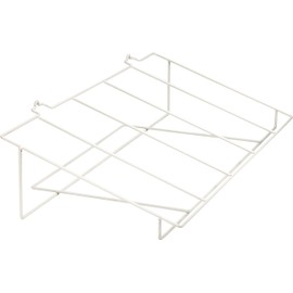 Storex 71128U01C Metal Shelf Rack, Fits 5 Large Book Bins (Bins Sold Separately), White