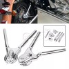 Unbranded Chrome Swingarm Covers Kit For Harley Softail 08-17 Deluxe