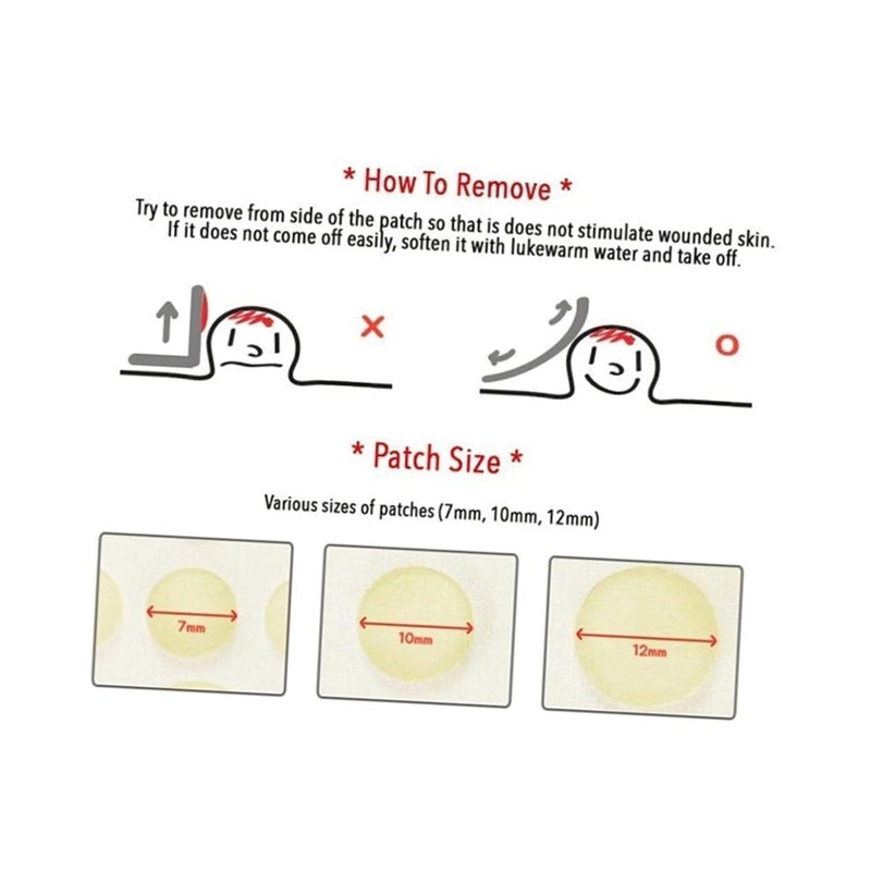 Beavorty Pimple Patch Sticker Cover 24pcs Acne Protect Skin from