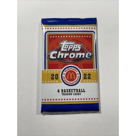 2022 Topps Chrome McDonald’s All American Games Basketball Factory Sealed Pack