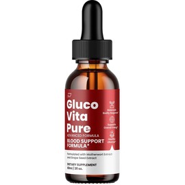 Gluco Vita Pure (1 Pack) Gluco Vita Pure Drops Healthy Formula - GlucoVita Pure Liquid