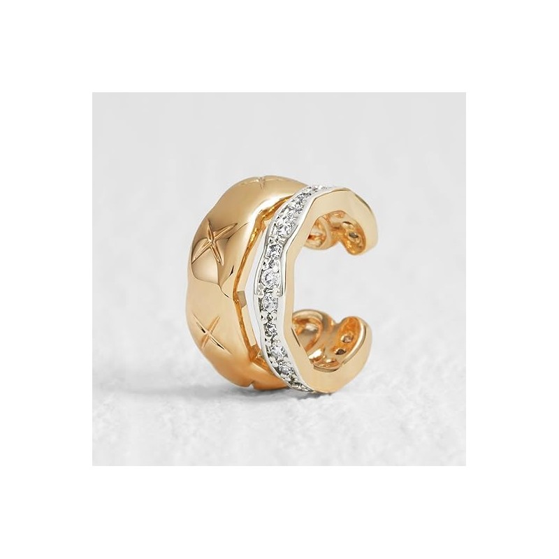 Jenosy Ear Cuff Gold Women's Non Piercing Open Wrap Earrings