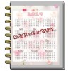 Handmade Yearly Calendar 2024-25 Two Sided Dashboard Insert for use