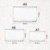 ZiSyouMa Refill, Set of 10, A6, Bible Size, 6 Holes,