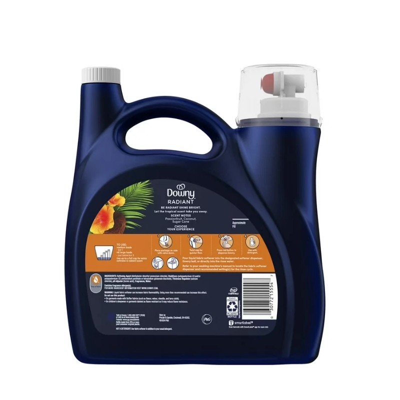 Downy Infusions Radiant Liquid Fabric Softener, Pineapple & Coconut Grove