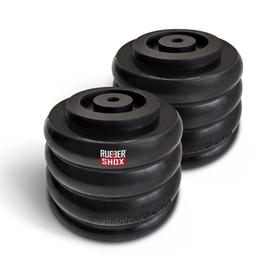 RubberShox Modular Universal Rubber Front Rear Bump Stops for Truck and RV Suspension Enhancement Pattern. UB3 Sub-Module, Pair 5000 lbs, Hardness 55HA, Require UB1 Top Module