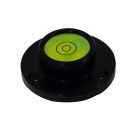 Metal Horizontal Bubble Bull's-Eye Level Universal Horizontal Bubble Flange Water Bubble Level Horizontal Bubble Small Household 34x12mm(Green)