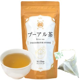 [Long-established Shizuoka Tea] Leaf Pauer Tea Bag, 1.6 oz (45 g) (0.1 oz (3 g) x 15 Pieces, Cold Brew Ichiban Tea, Easy for Cold and Hot Use