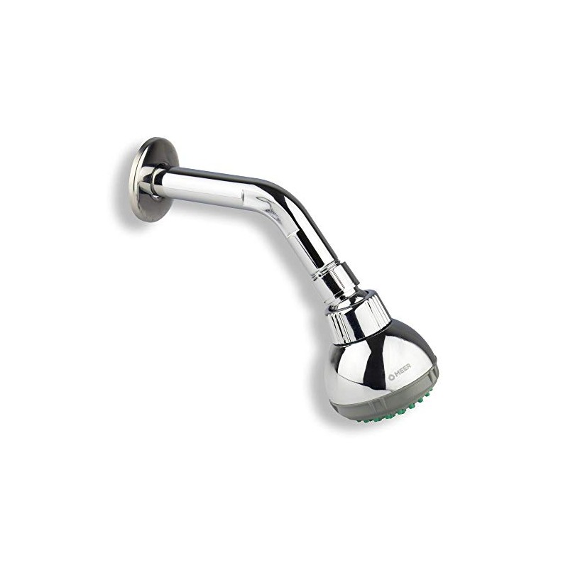 MEER FAUCETS BY CNX Regadera fija con tubo, ahorradora de