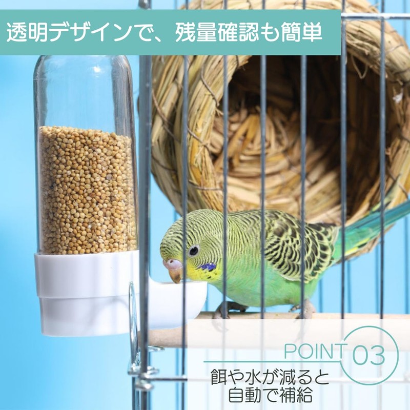 I'm so happy Bird Feeder Water Jug Automatic Feeder Water
