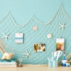 Natural Fishing Net Decorations, Nautical Wall Decor for Birthday Party,