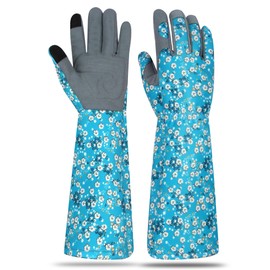 MERTURN Leather Gardening Gloves Thorn Proof Long Garden Gloves Working Gloves for Women