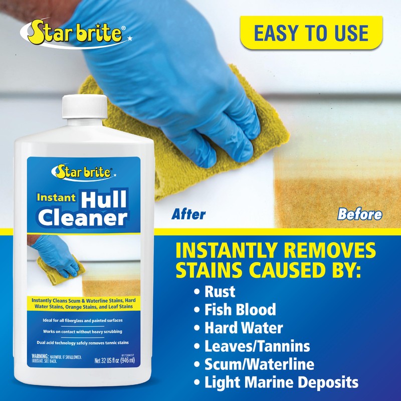 STAR BRITE Instant Hull Cleaner - Clean Stains & Scum