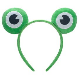 WEITAPYT Frog Headband, Frog Headband, Frog Eyes Headband, Frog Headband, Adult Frog Costume Accessory for Carnival, Masquerade, Fairy Party (A)