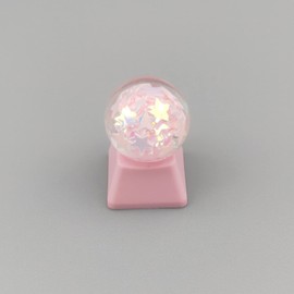 YupYay Crystal Ball Keycap Esc keycaps DIY Personality Custom Keycap Replacement Bottom Keycaps Gift for Cherry Mx Switch