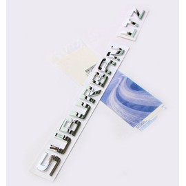 Yoaoo Chrome Suburban LTZ Emblem Badge Nameplate Letter Compatible with Suburban Glossy Shiny