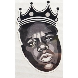 Sticker Dynasty Notorious Big Vinyl Sticker Crown Biggie Smalls