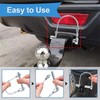 INCREWAY 4Pcs Wire Lock Pin, Carbon Steel Shaft Locking Pin,