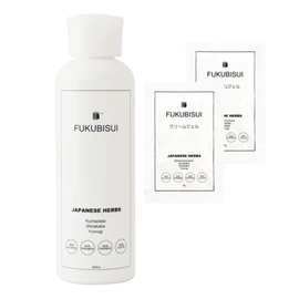 FUKUBISUI Fukubisui Lotion, 6.8 fl oz (200 ml), Cream Gel Sample Included (2 Cream Gel Pouches), For Face & Body, Sensitive Skin, Dry Skin, Skin Care, Trial, Try Fukubisui