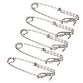 Long Line Clips Snap 5PCS Stainless Steel Longline Branch Hanger Snap Swivels Float Line Tuna Clip (3.0 * 110MM)